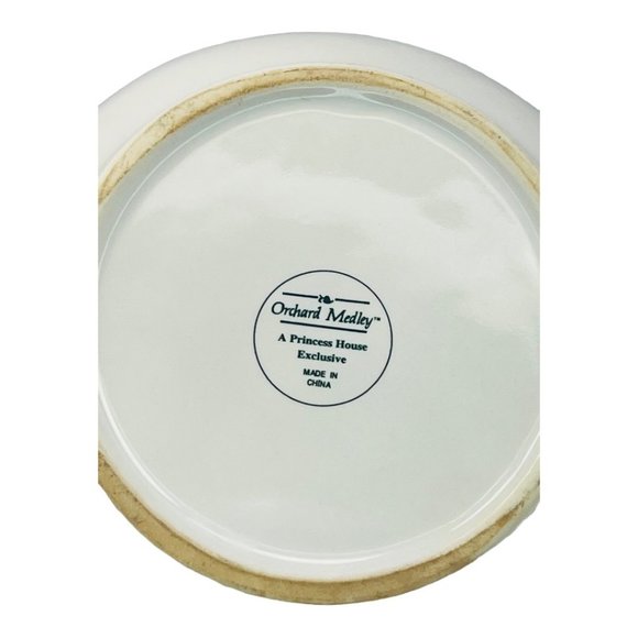 Orchard Medley by Princess House Vintage 80s Ceramic Tea Pot Fruit Pattern - Picture 10 of 10